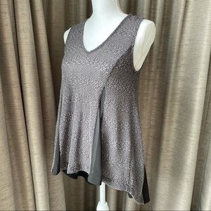 RO&DE XXS high low tunic tank top grey blue black